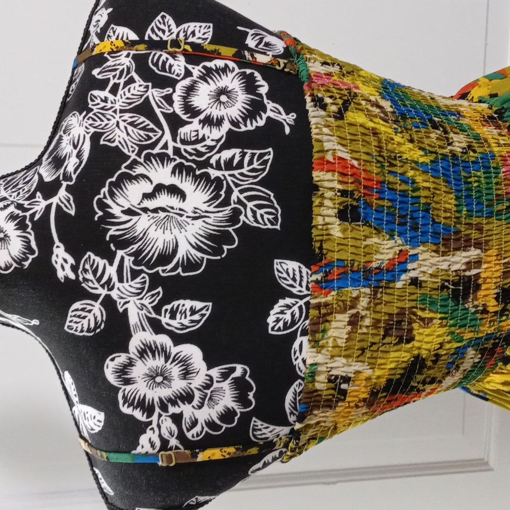 💚MM Couture by Miss Me💚 - Abstract Multi Color Cocktail Dress - Picture 8 of 14